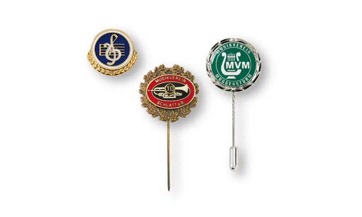 Anstecker & Pins für Musikvereine